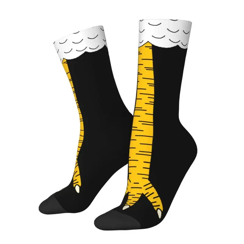 Funny Chicken Leg Socks - Chaussettes unisexes drôles d'impression 3D pour