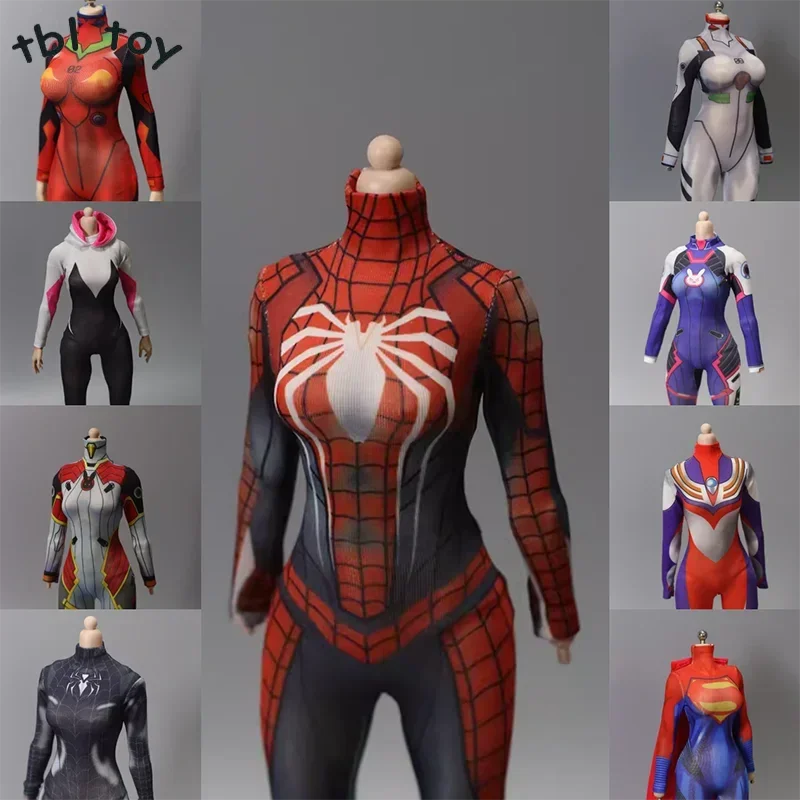 Spiderman Jumpsuit Kids - Combinaisons à l'échelle 1/6, collants de