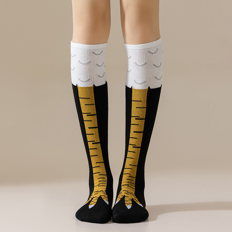 1/2 paris hommes drôle 3D poul - Funny Chicken Leg Socks avis et prix