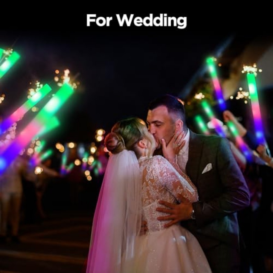 Lot de bâtons lumineux en mous - Flashing Led Foam Sticks Party avis et prix