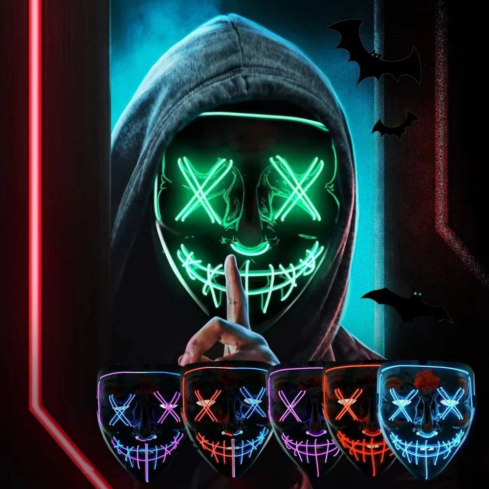 Masques d'Halloween pour homme - Led Purge Mask Halloween avis et prix