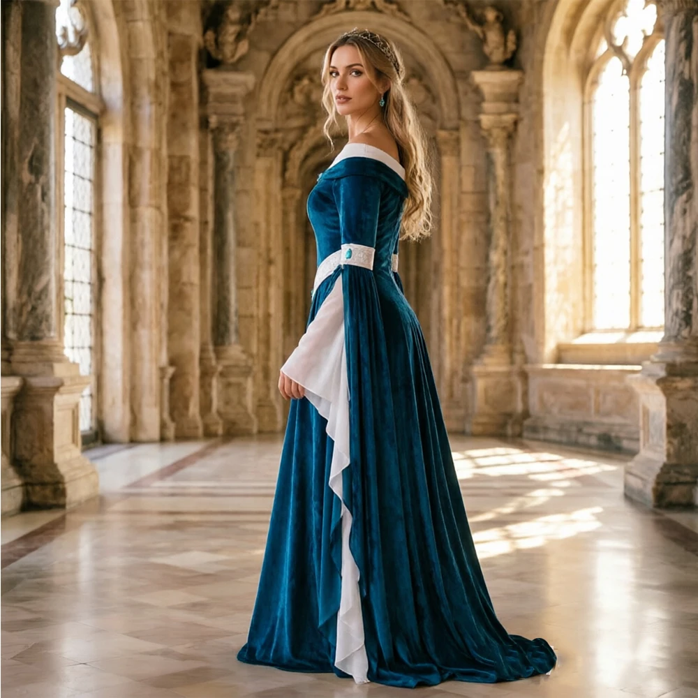 Robe de style elfe médiéval et - Medieval Renaissance Dress Women avis et prix