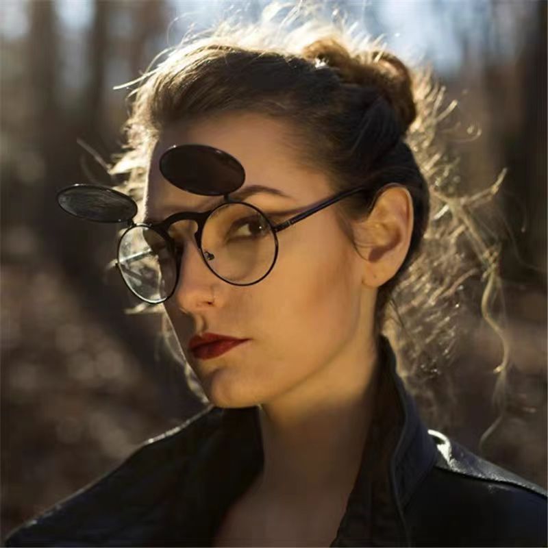 Lunettes de soleil rondes rétr - Glow In The Dark Party Glasses avis et prix