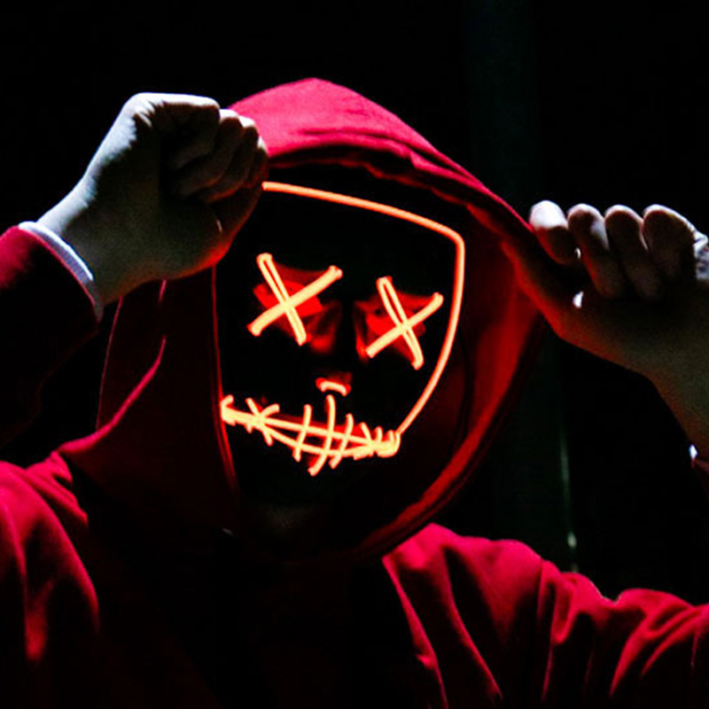 Masque d'Halloween effrayant V - Led Purge Mask Halloween avis et prix
