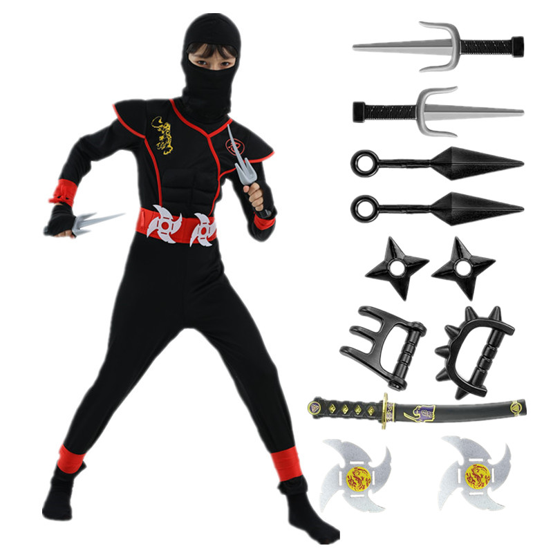 Costume d'Halloween Ninja pour - Spiderman Jumpsuit Kids avis et prix