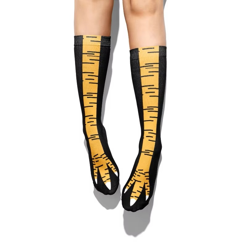 Chaussettes 3D à griffes de po - Funny Chicken Leg Socks avis et prix