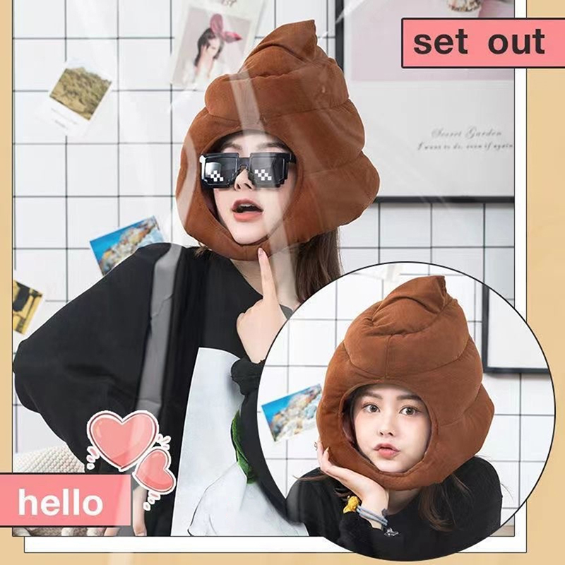 Chapeau en peluche créatif et  - Fake Poop Gag Gift avis et prix