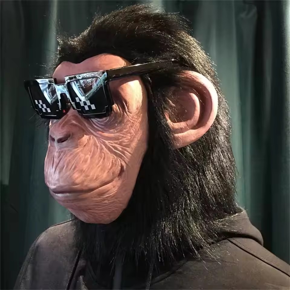 Masque de singe en latex réali - Led Purge Mask Halloween avis et prix