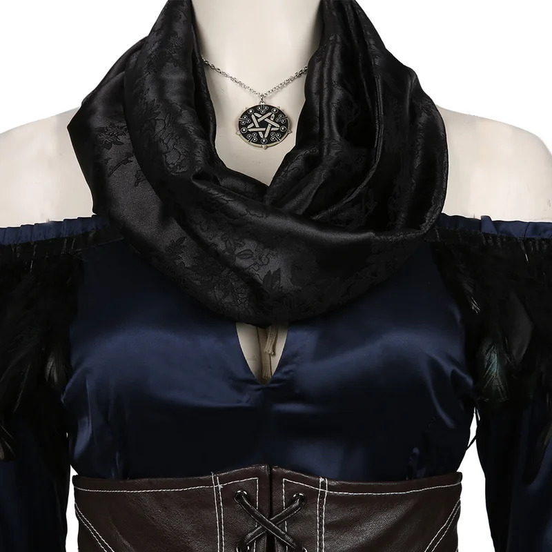 Yennefer Cosplay Fantasia dégu - Medieval Renaissance Dress Women avis et prix