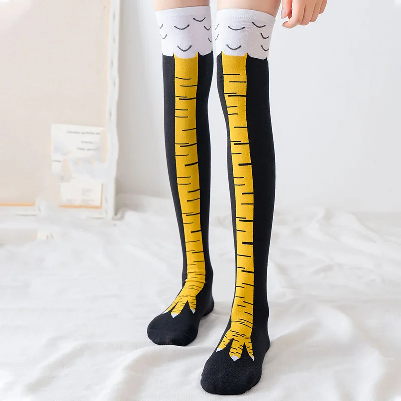 Chaussettes hautes amusantes à - Funny Chicken Leg Socks avis et prix