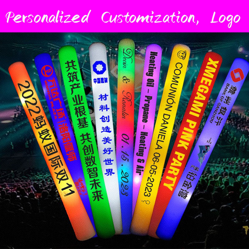 30 bâtons lumineux en mousse L - Flashing Led Foam Sticks Party avis et prix