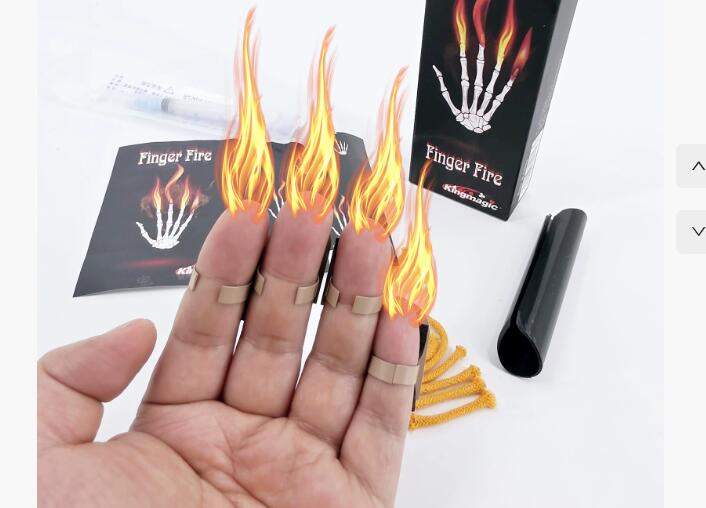 Lot de 4 tours de magie du feu - Thumb Tip Magic Trick Set avis et prix