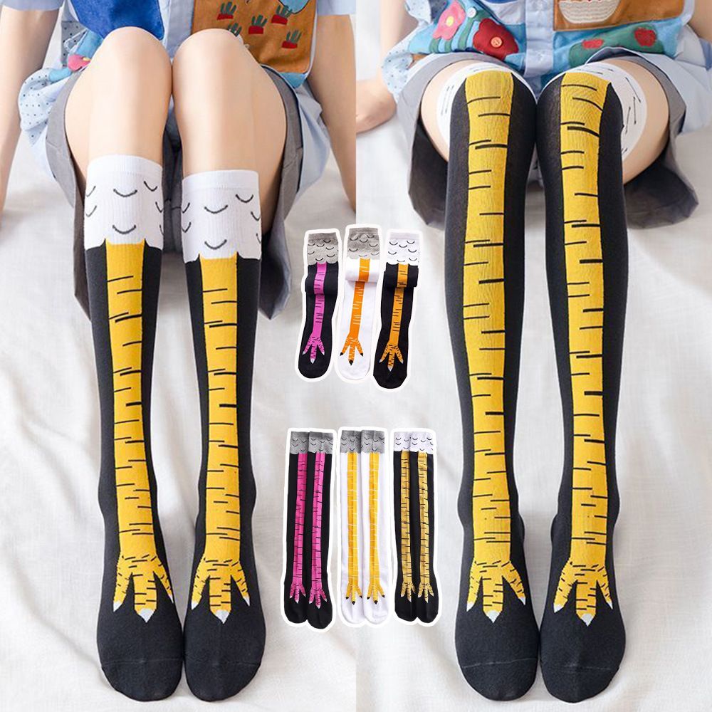 1 à 4 paires de chaussettes ha - Funny Chicken Leg Socks avis et prix