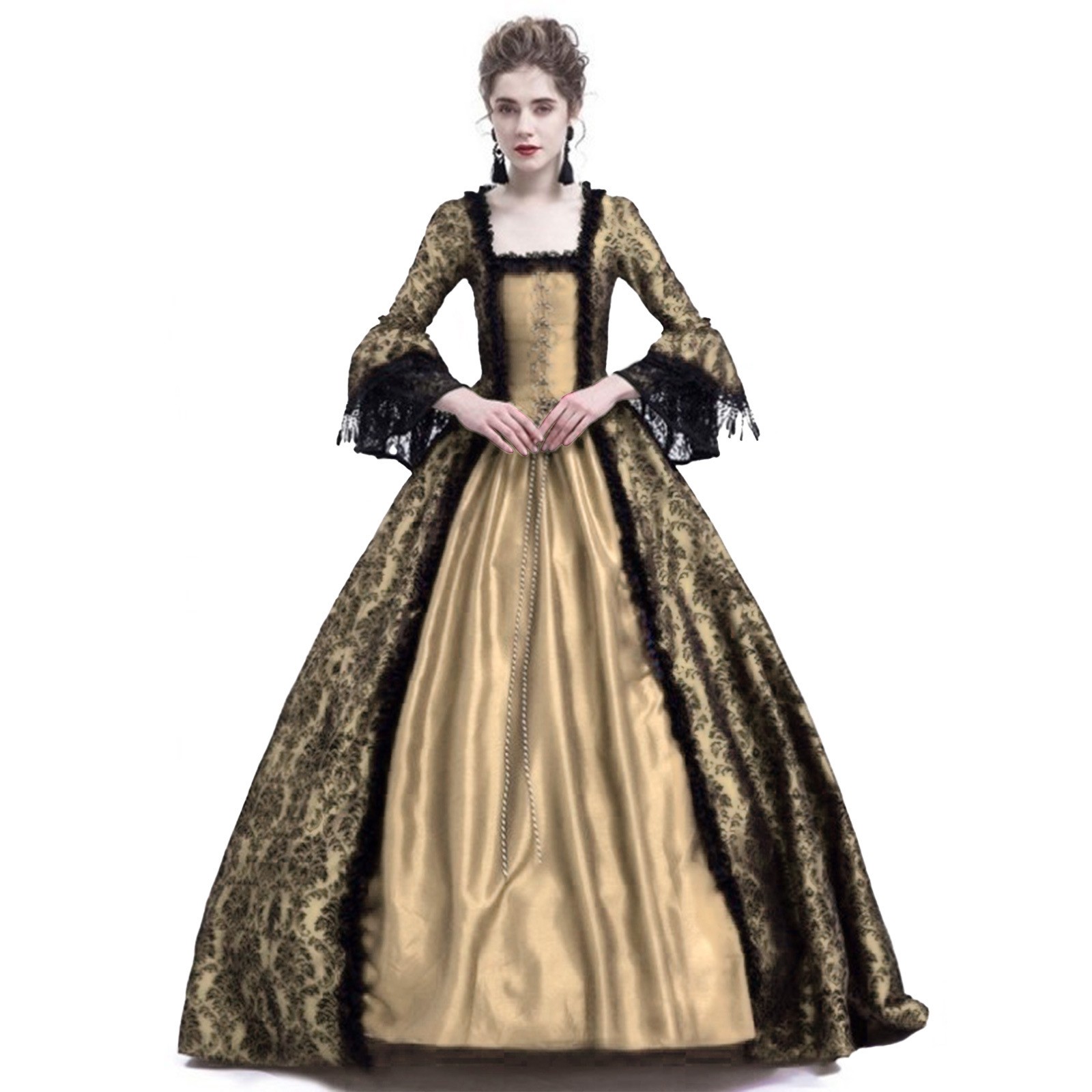 Robe longue médiévale vintage  - Medieval Renaissance Dress Women avis et prix