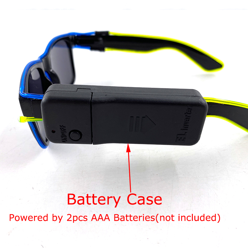 Lunettes de soleil LED fraîche - Glow In The Dark Party Glasses avis et prix