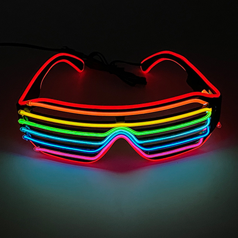 Lunettes fluorescentes colorée - Glow In The Dark Party Glasses avis et prix